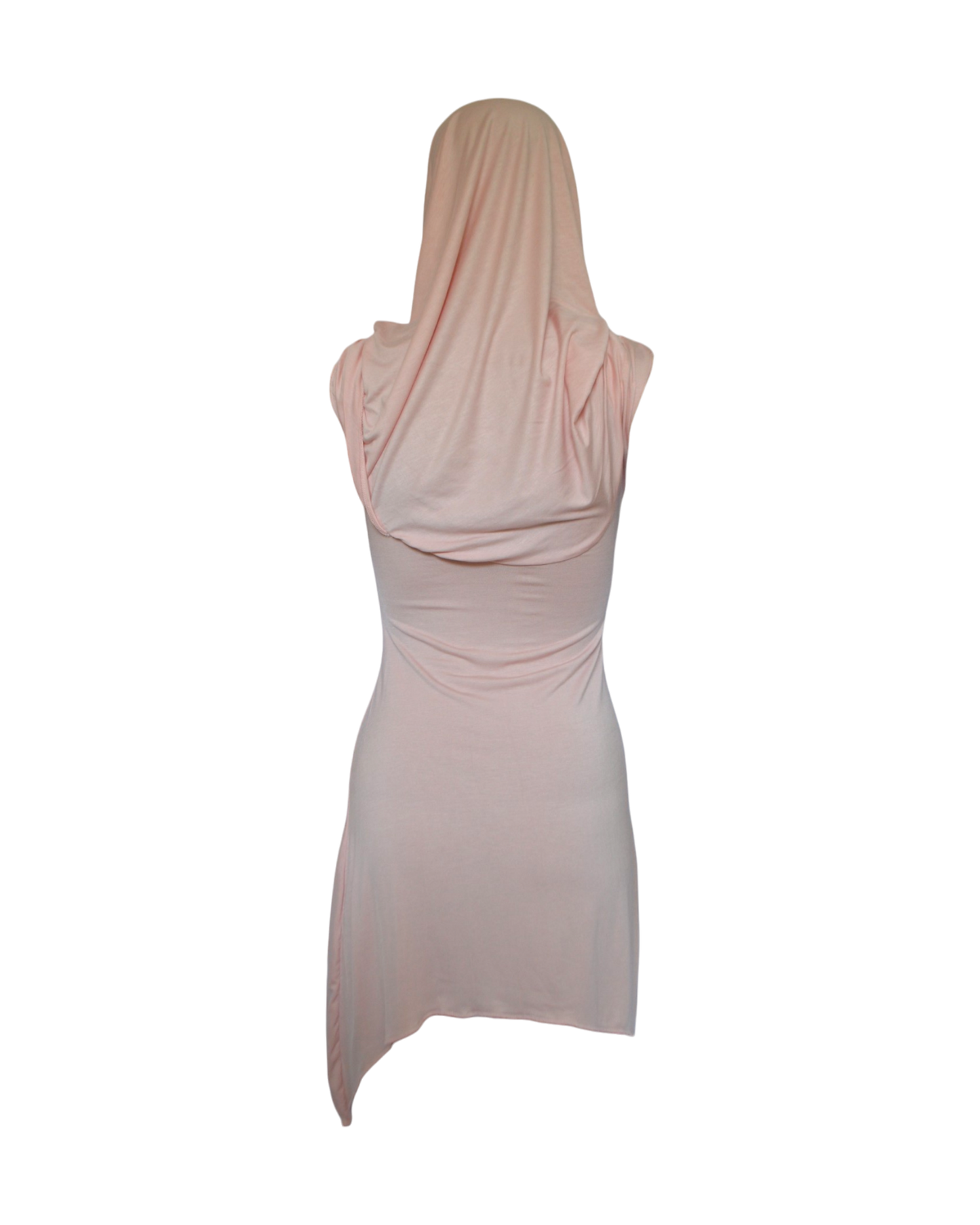 Gladiatrix Mini Dress in Dusty Pink