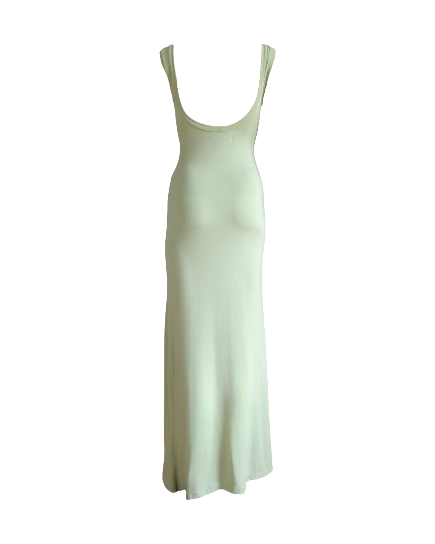 Flora Backless Maxi Dress in Sage Green