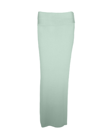 simple maxi skirt / sage green