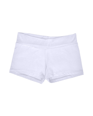 simple mini short / white